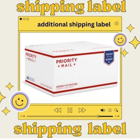 Extra Shipping Label for Overweight Bundles - Picture 1 of 1
